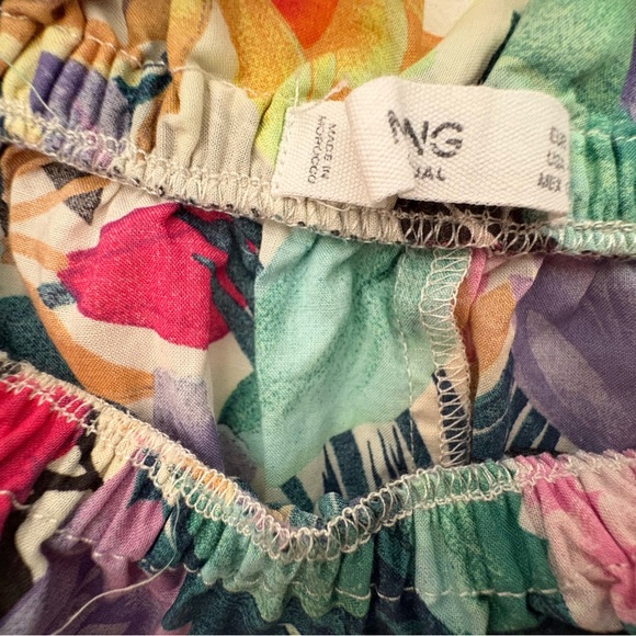 Colourful Mango Puff Sleeve (on or off the shoulder) Blouse - Picture 2 of 4